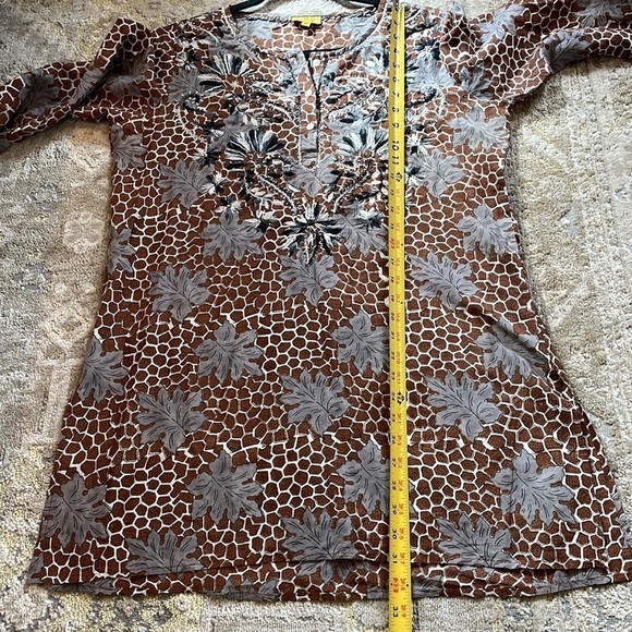 Roberta Roller Rabbit Tunic Coverup Top - Picture 9 of 9